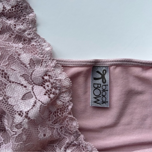 ♡ *NWOT* Black Bow Chemise - Picture 5 of 8